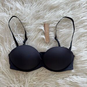 Skims Ultimate Push Up Strapless Bra Onyx Size 32C